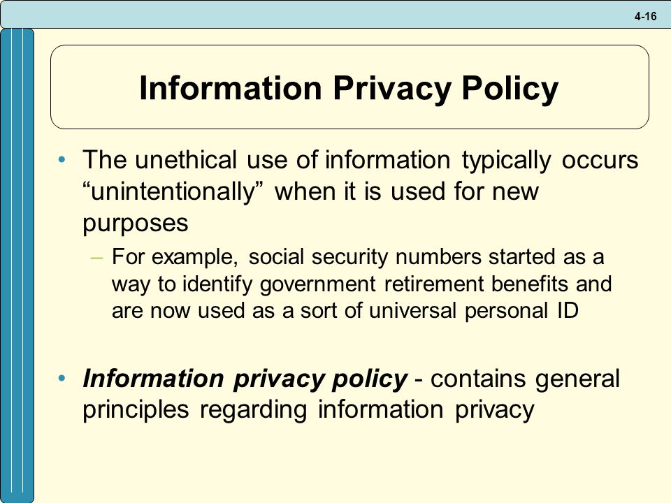 Information privacy and marketing what the